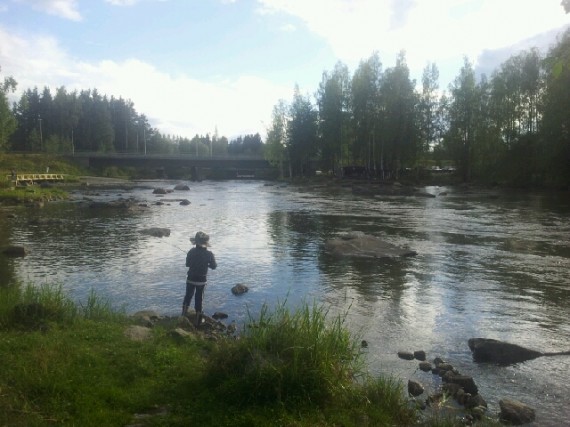 Kuokkalan iltakalastus 3 Kuokkalan iltakalastus 3